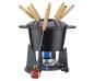 Preview: Spring Fondue-Garnitur GRENOBLE schwarz matt 16 cm